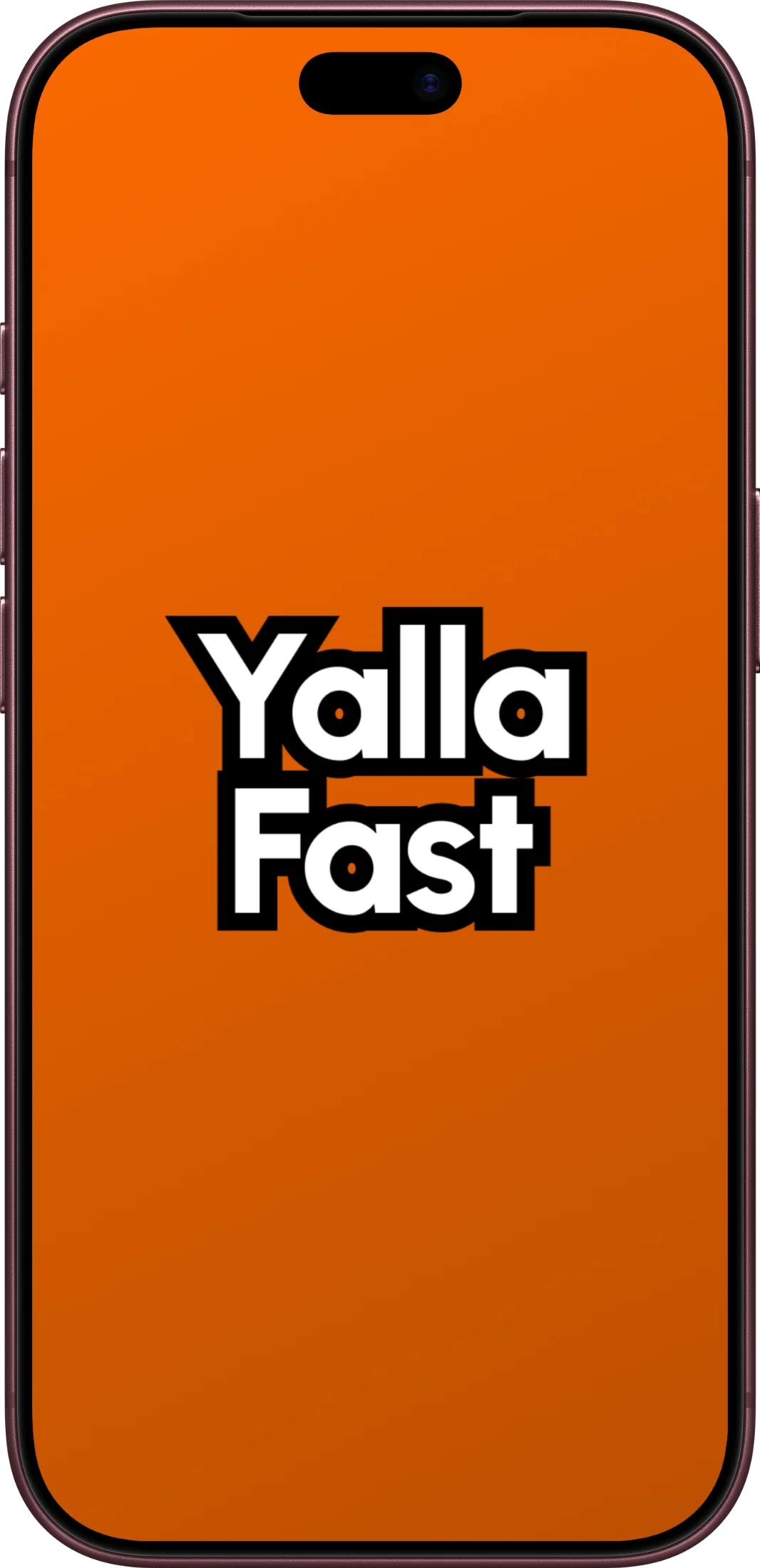 Yalla Fast consumer app launch screen